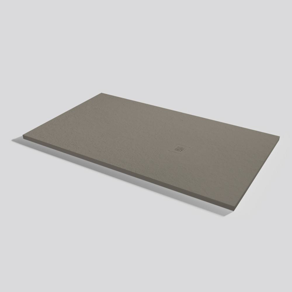 Piatto doccia Base Slate Fango Rettangolare 160x90