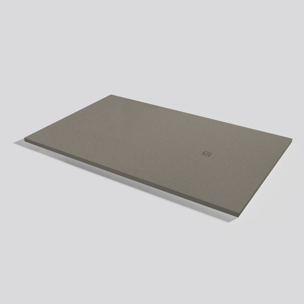 Plato de ducha Base Slate Fango Rectangular 170x100