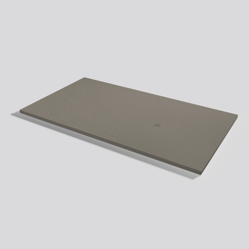 Plato de ducha Base Slate Fango Rectangular 170x90
