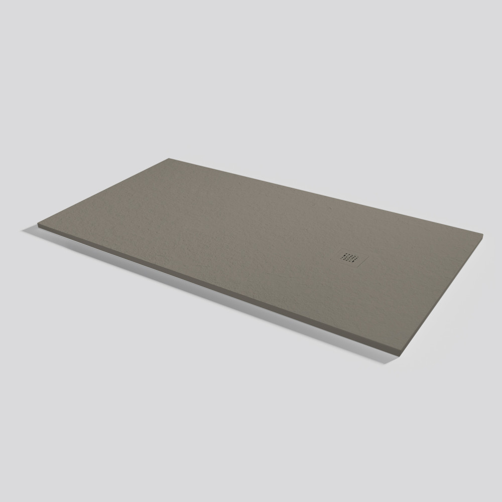 Plato de ducha Base Slate Fango Rectangular 180x100