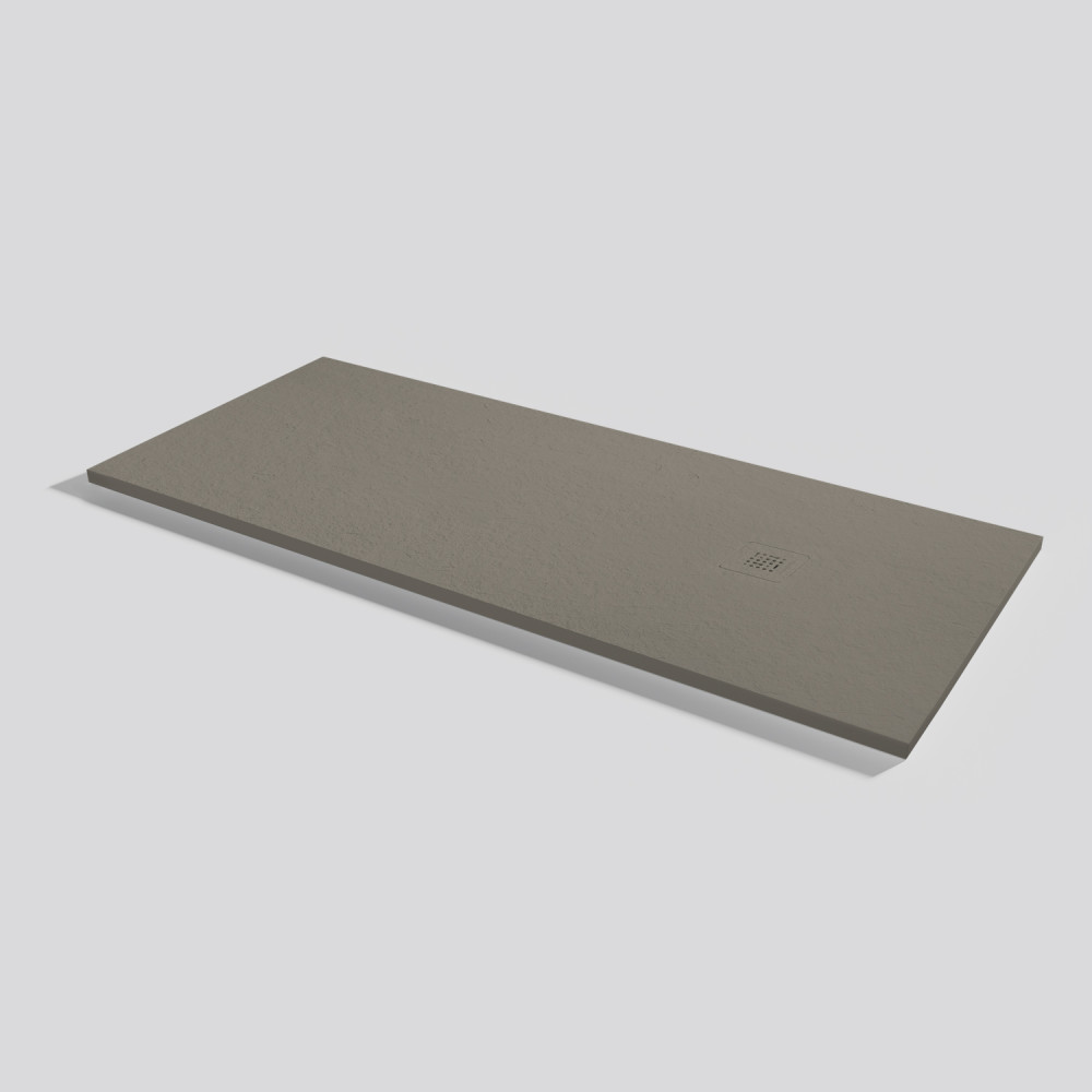 Plato de ducha Base Slate Fango Rectangular 180x75