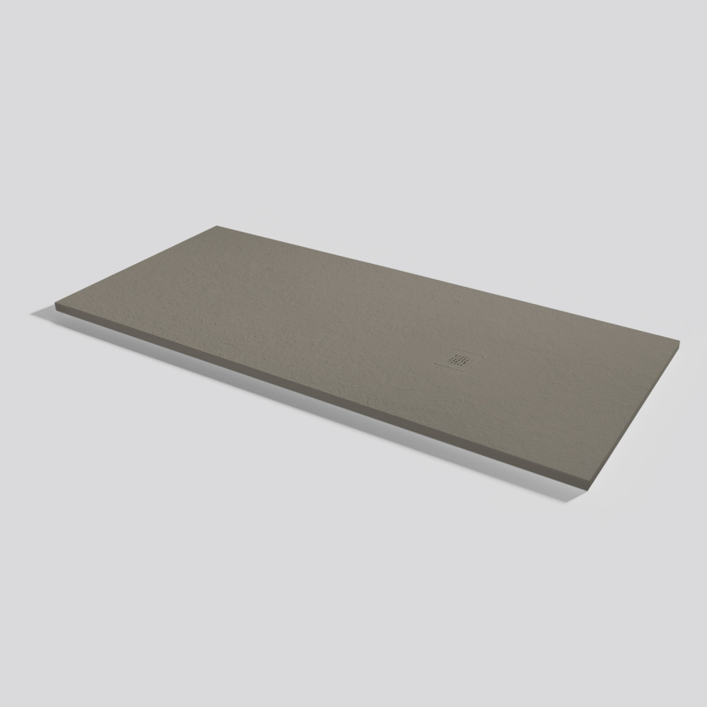 Plato de ducha Base Slate Fango Rectangular 180x80