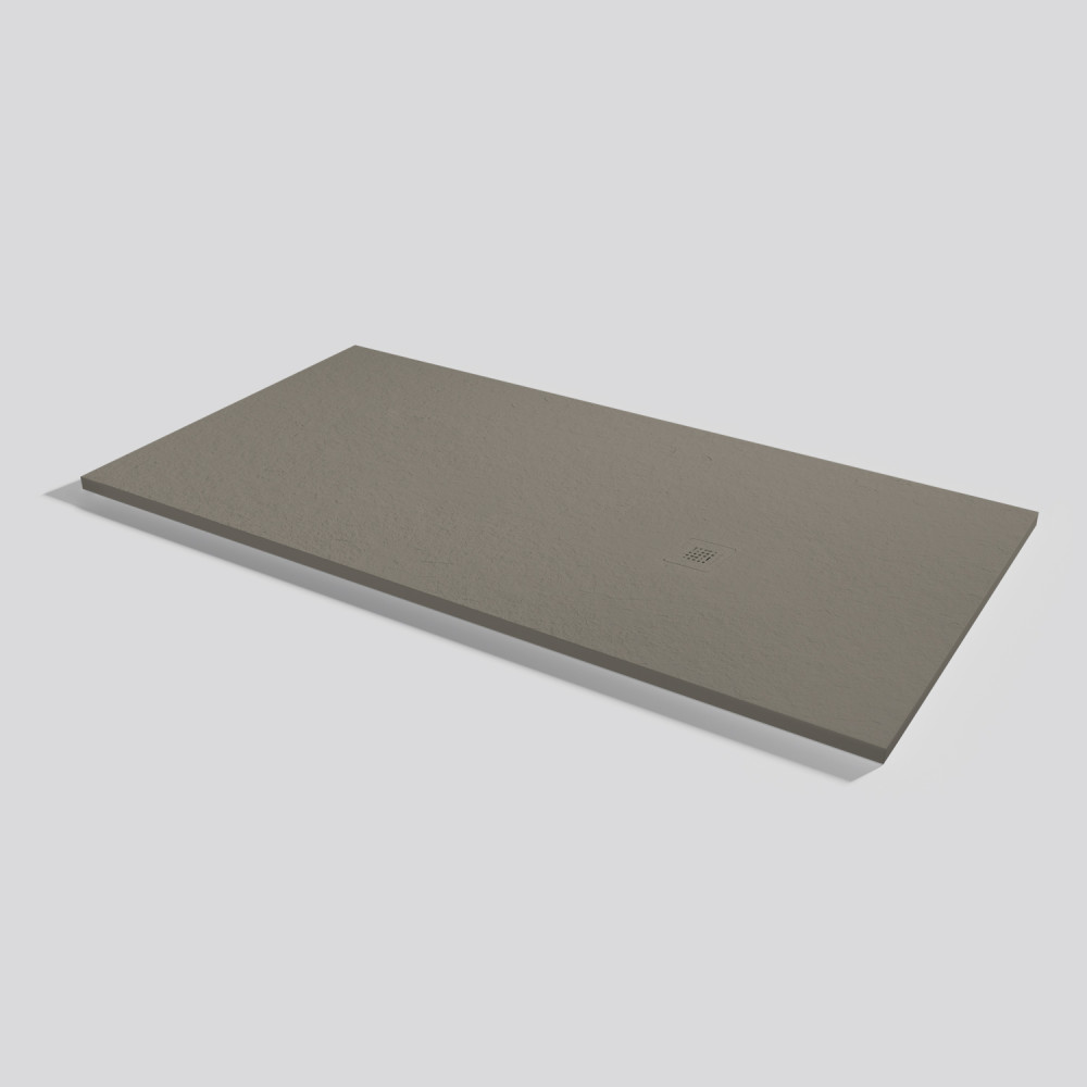 Plato de ducha Base Slate Fango Rectangular 180x90