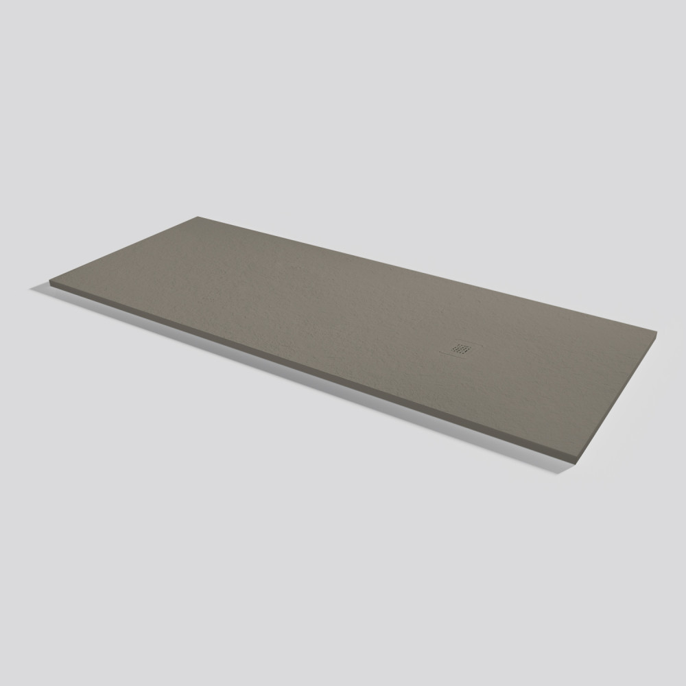 Piatto doccia Base Slate Fango Rettangolare 200x80