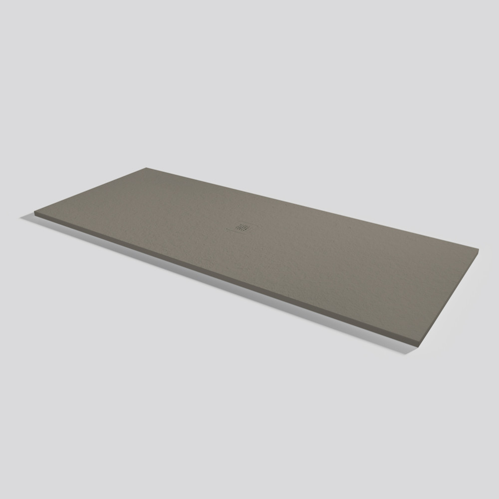 Plato de ducha Base Slate Fango Rectangular 220x90