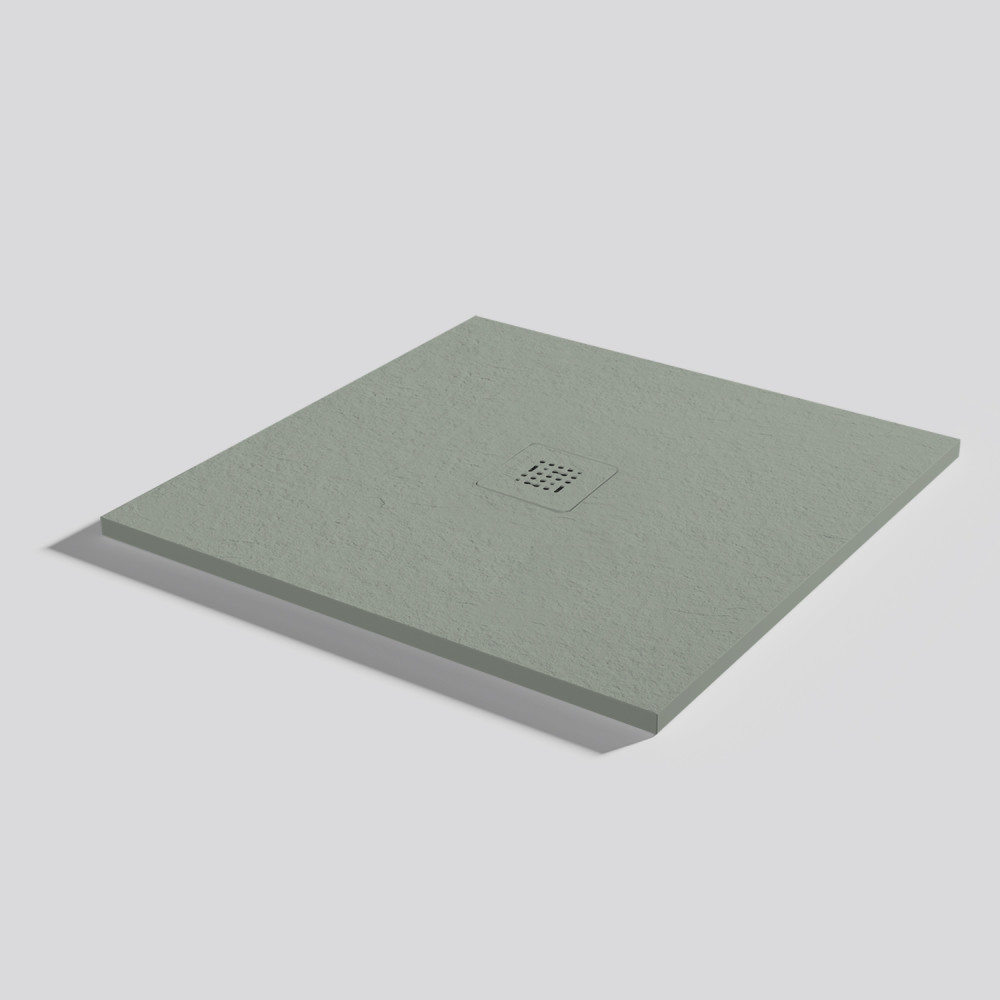 Shower tray Base Slate Forest Square 80x80