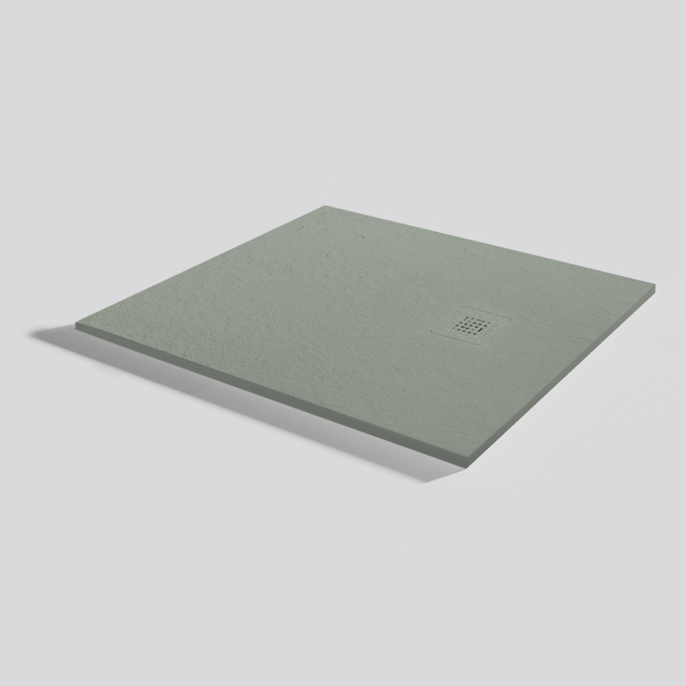 Shower tray Base Slate Forest Rectangular 90x80