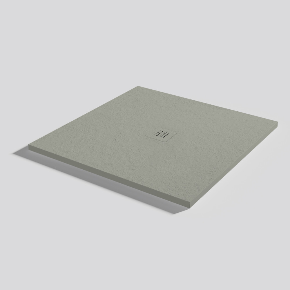 Plato de ducha Base Slate Grey Cuadrado 100x100