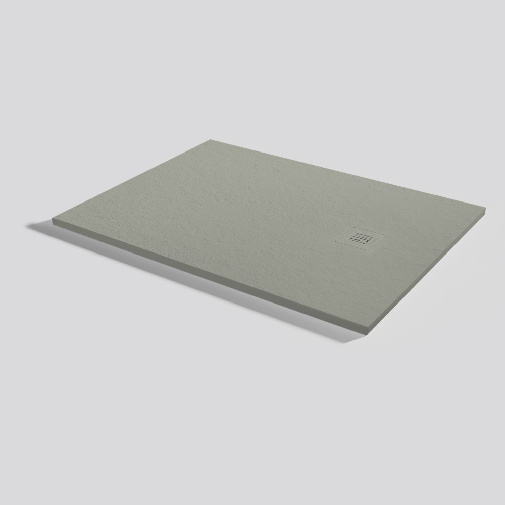 Shower tray Base Slate Grey Rectangular 120x90