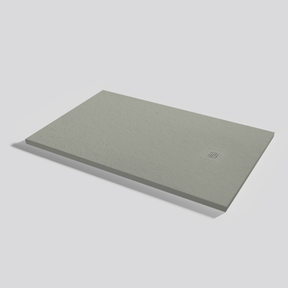 Plato de ducha Base Slate Grey Rectangular 130x80