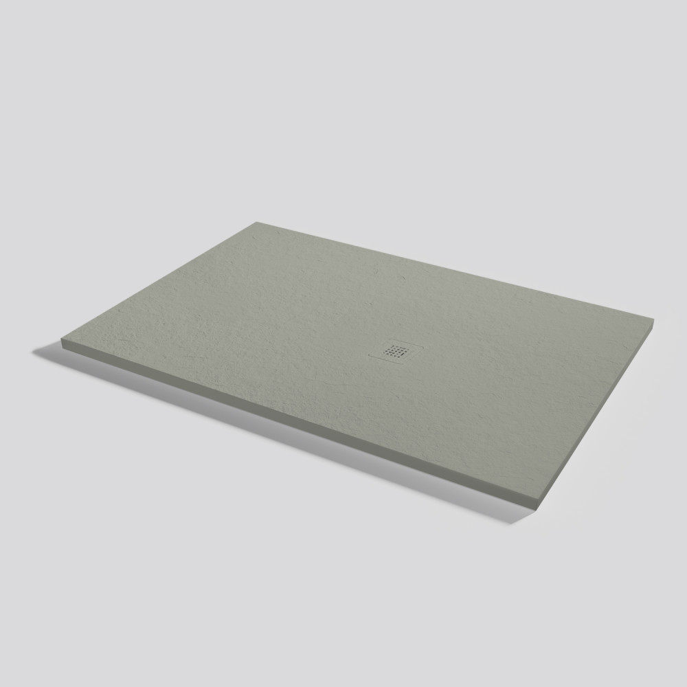 Shower tray Base Slate Grey Rectangular 140x90