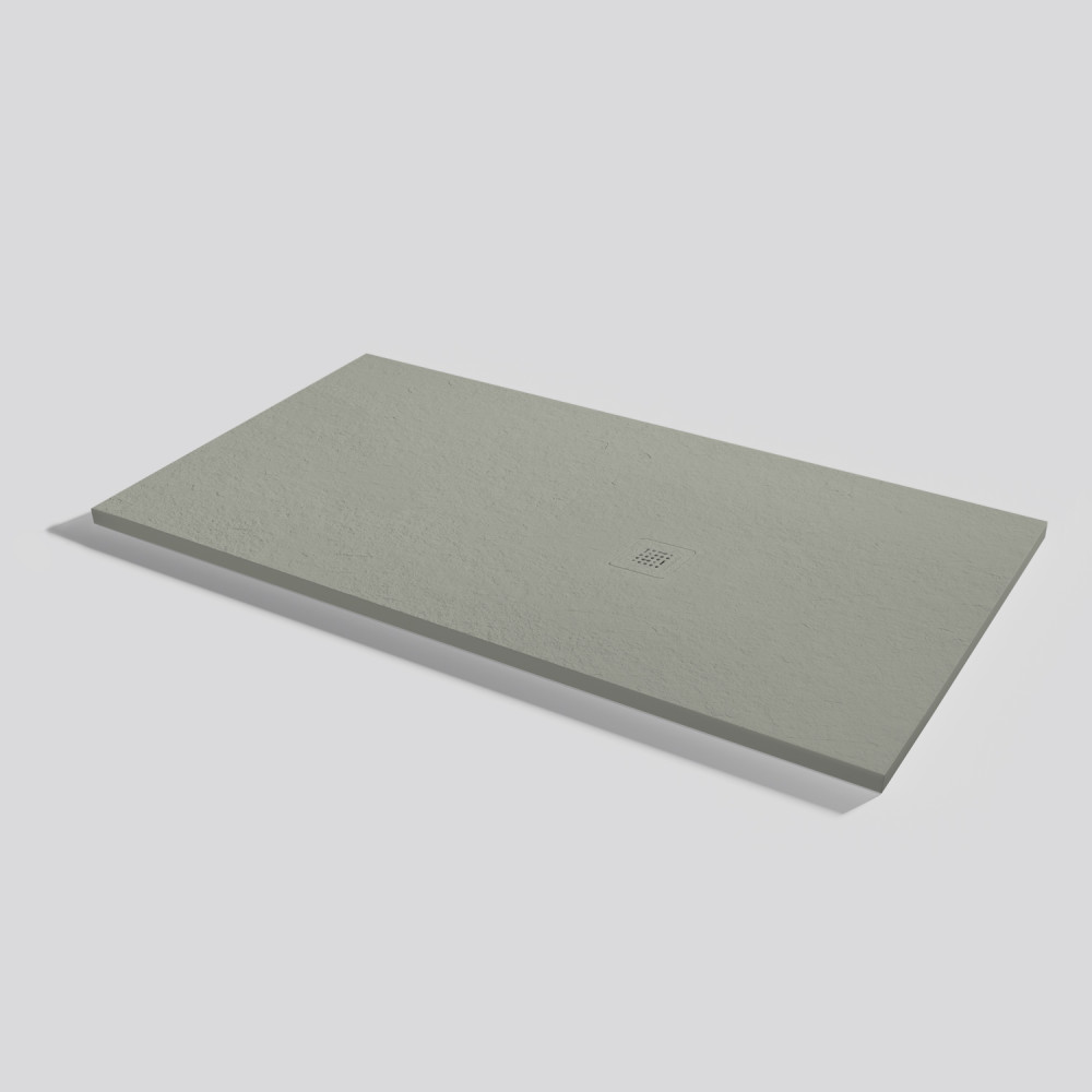 Plato de ducha Base Slate Grey Rectangular 150x80