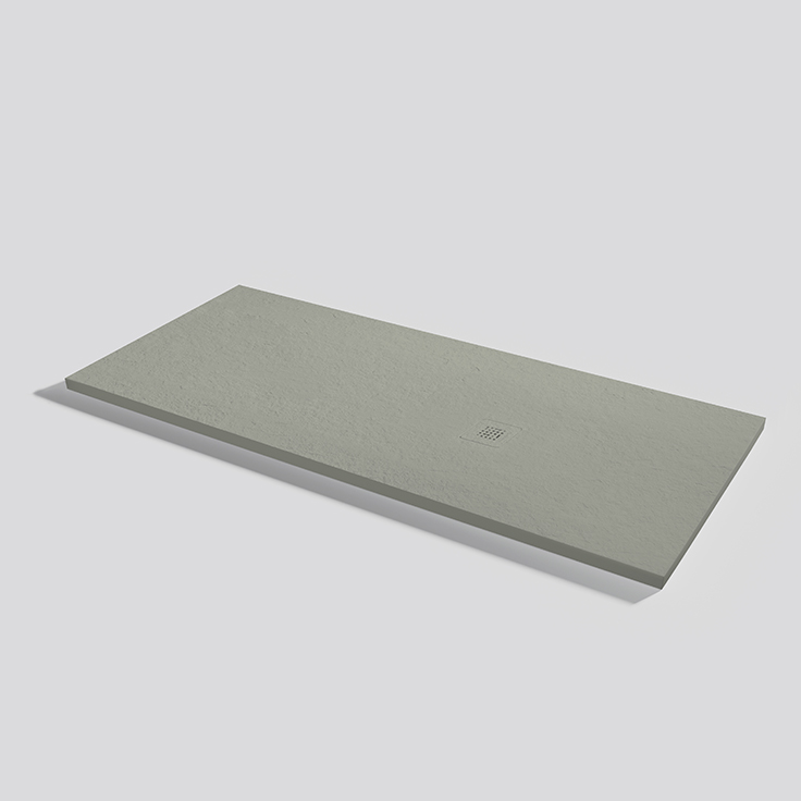 Plato de ducha Base Slate Grey Rectangular 160x70