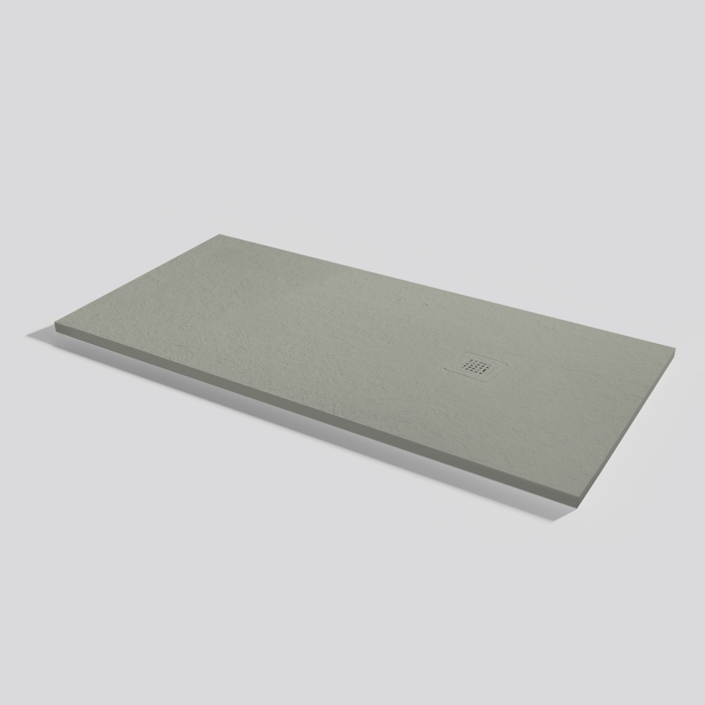 Shower tray Base Slate Grey Rectangular 160x75
