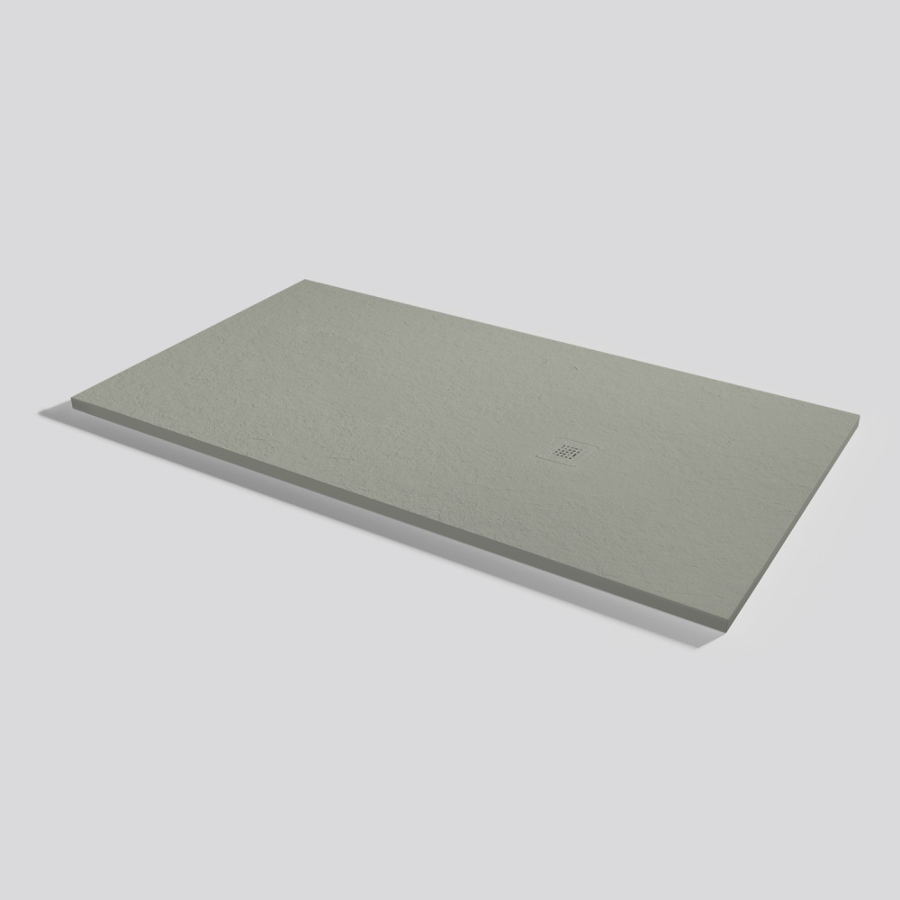 Shower tray Base Slate Grey Rectangular 170x90