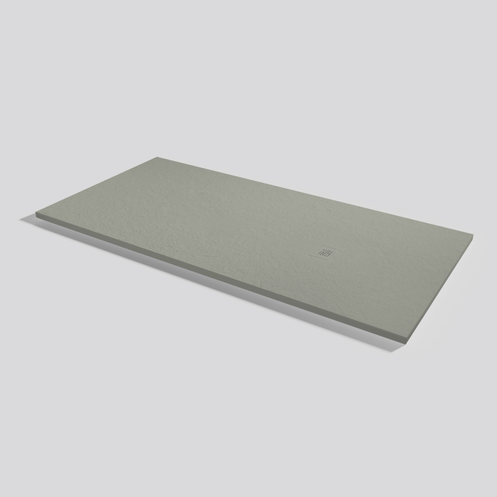 Shower tray Base Slate Grey Rectangular 190x90