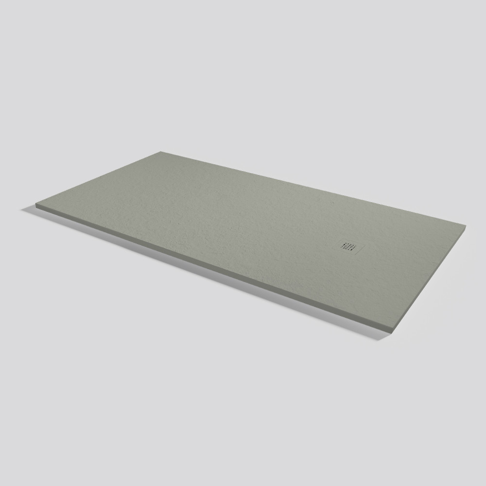 Shower tray Base Slate Grey Rectangular 200x100