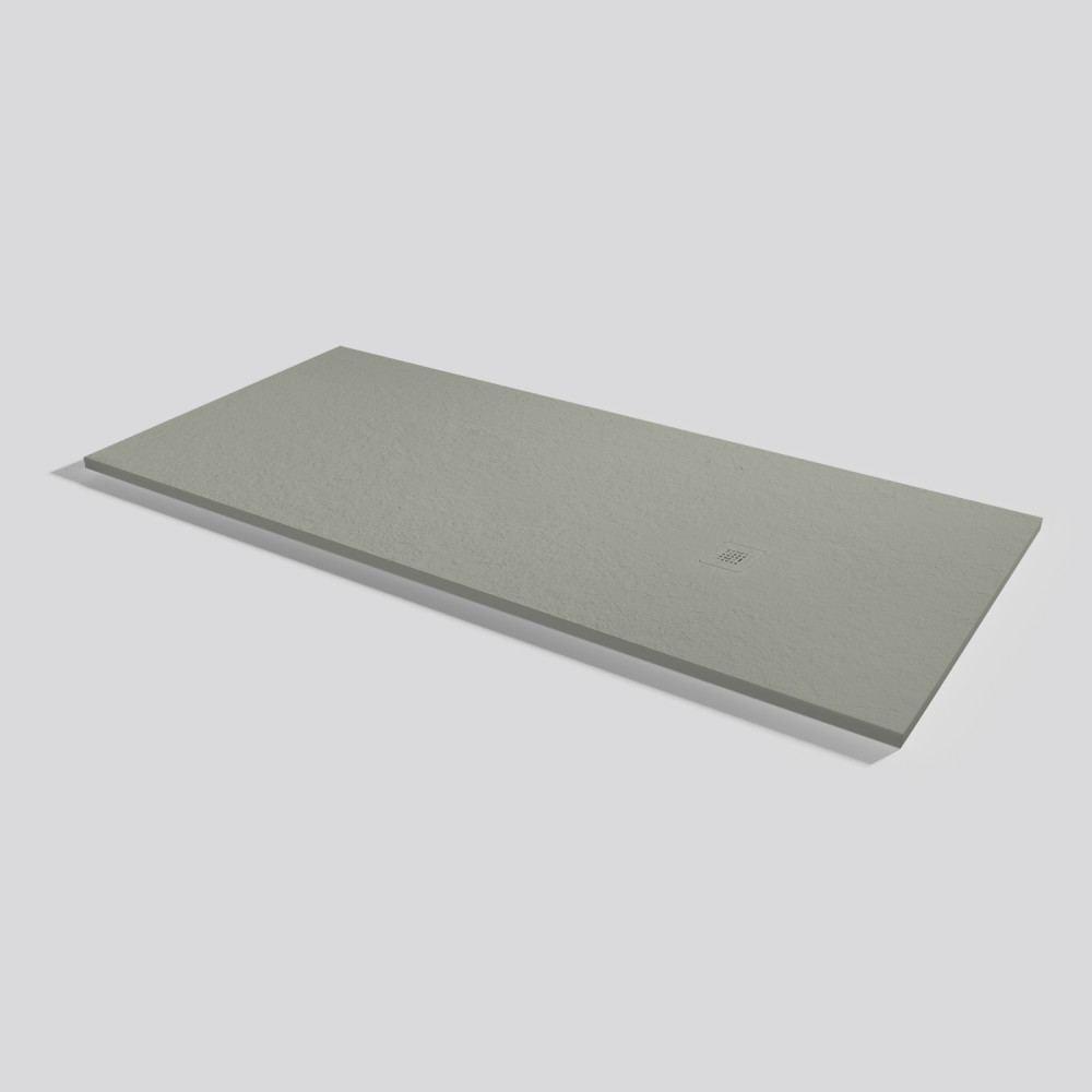 Shower tray Base Slate Grey Rectangular 200x90
