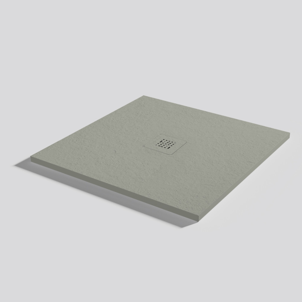 Plato de ducha Base Slate Grey Cuadrado 80x80