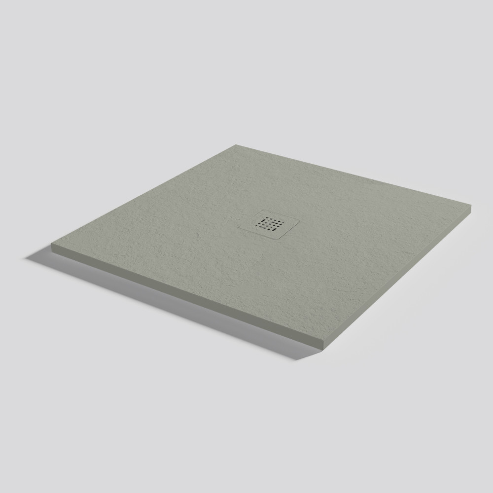 Plato de ducha Base Slate Grey Cuadrado 90x90