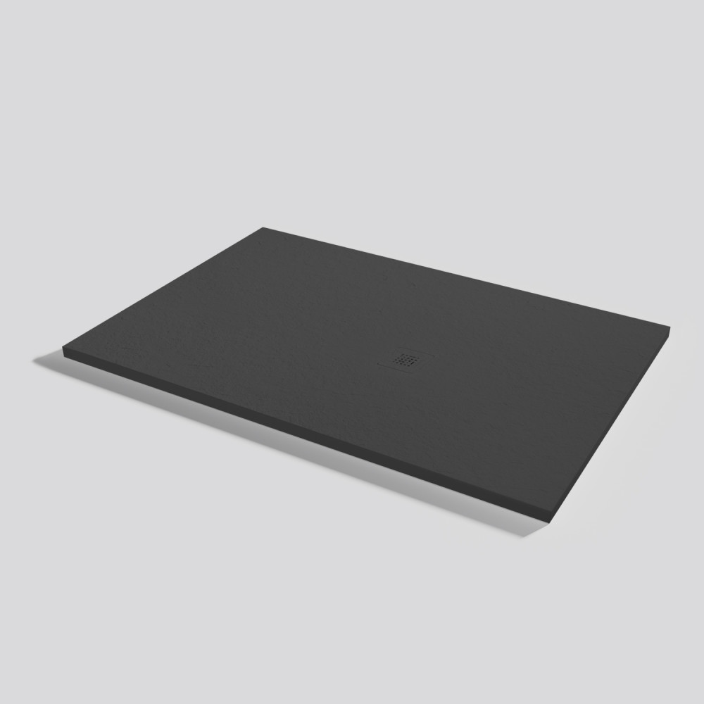 Plato de ducha Base Slate Ink Rectangular 140x90