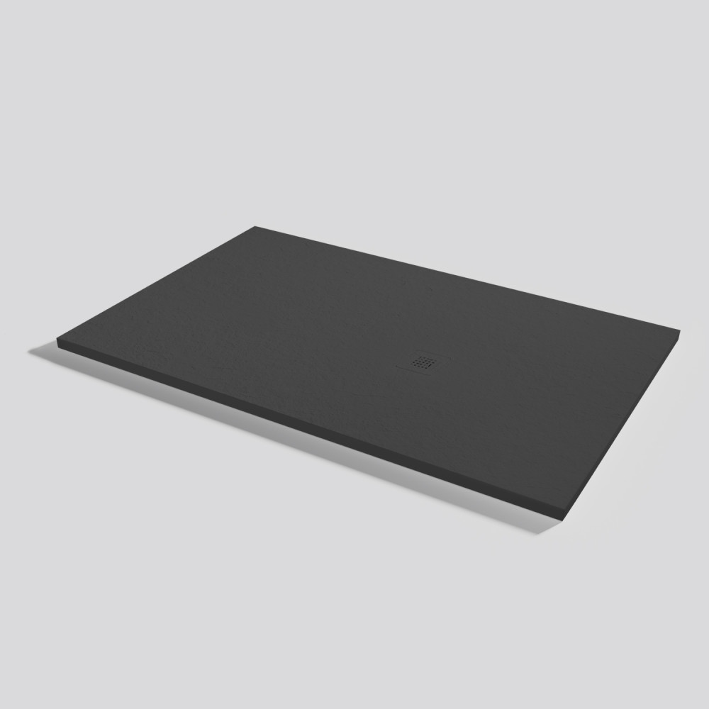 Plato de ducha Base Slate Ink Rectangular 150x90