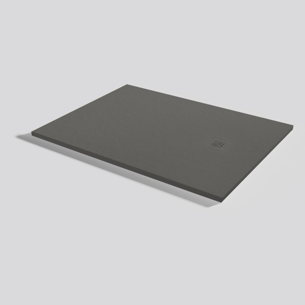 Shower tray Base Slate Lava Rectangular 120x90