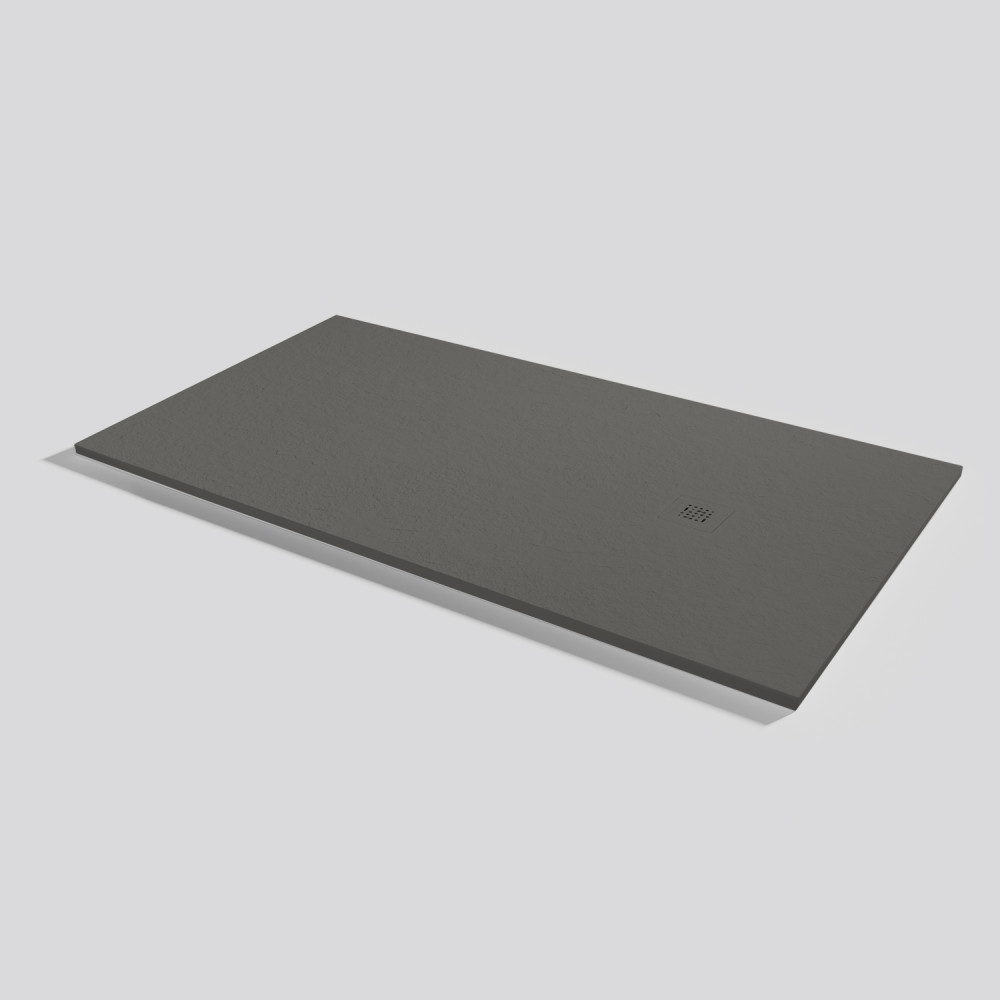 Plato de ducha Base Slate Lava Rectangular 180x100