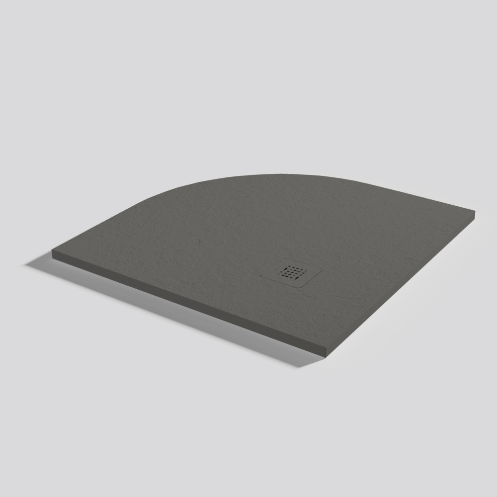 Piatto doccia Base Slate Lava Angolare 90x90