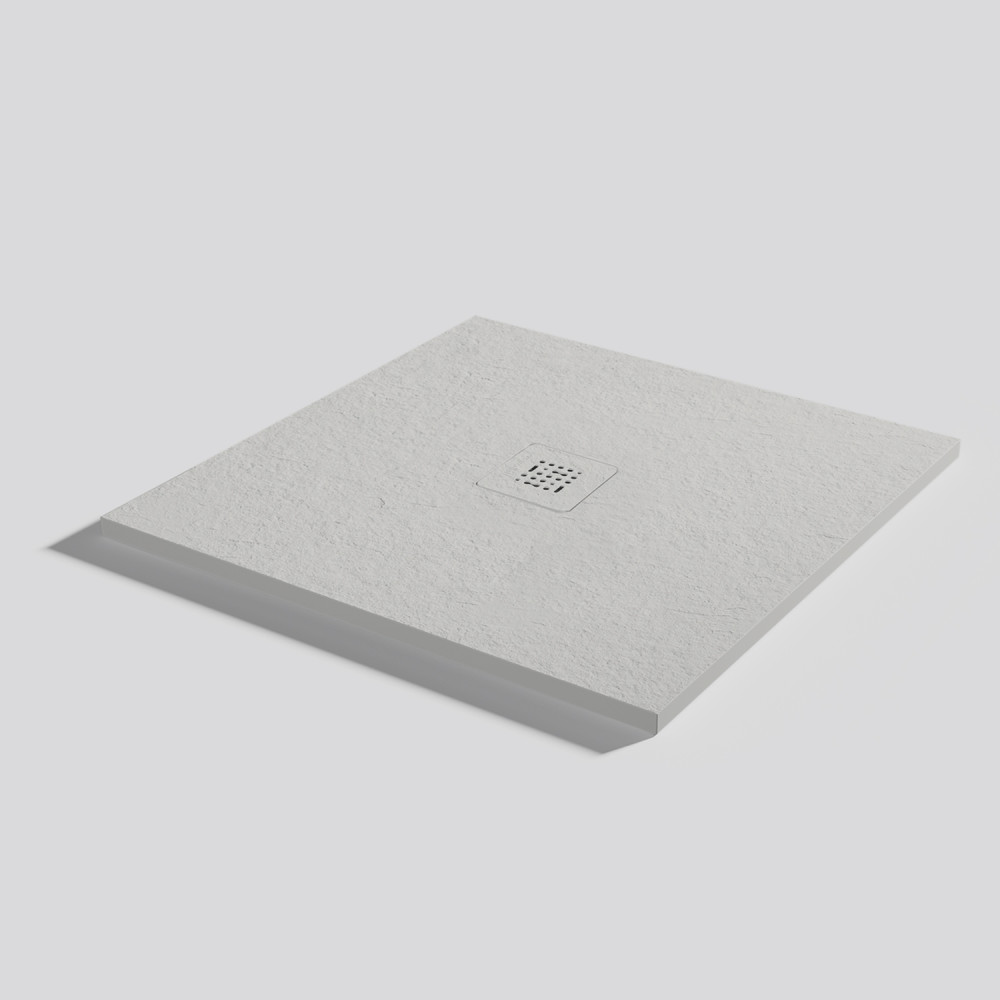 Plato de ducha Base Slate Marfil Cuadrado 80x80