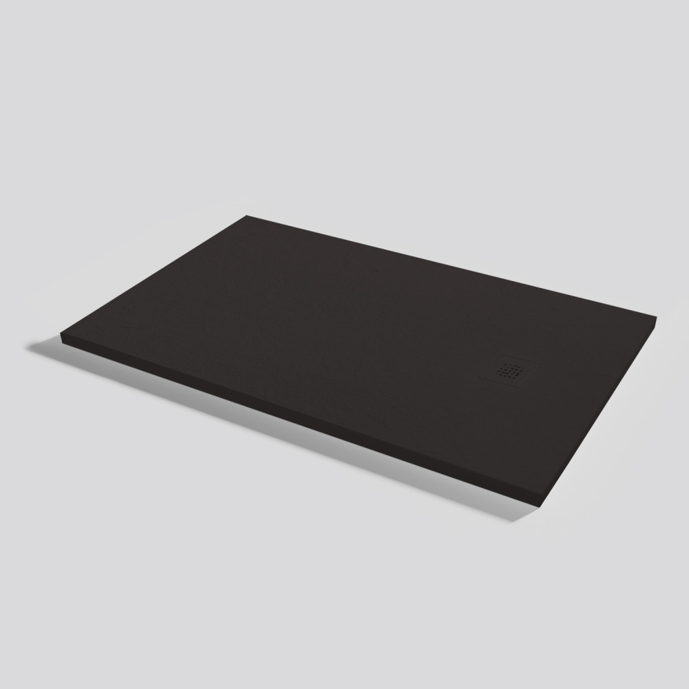 Plato de ducha Base Slate Moka Rectangular 130x80