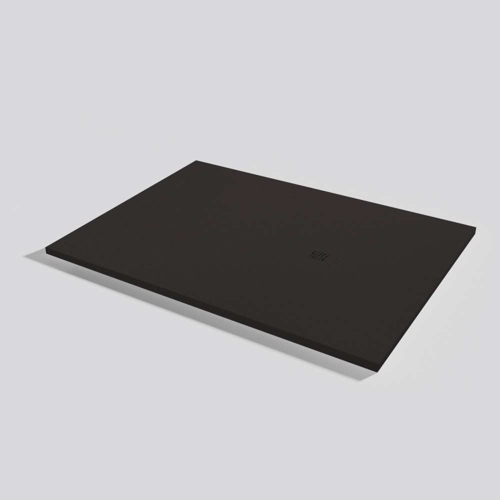 Plato de ducha Base Slate Moka Rectangular 140x100