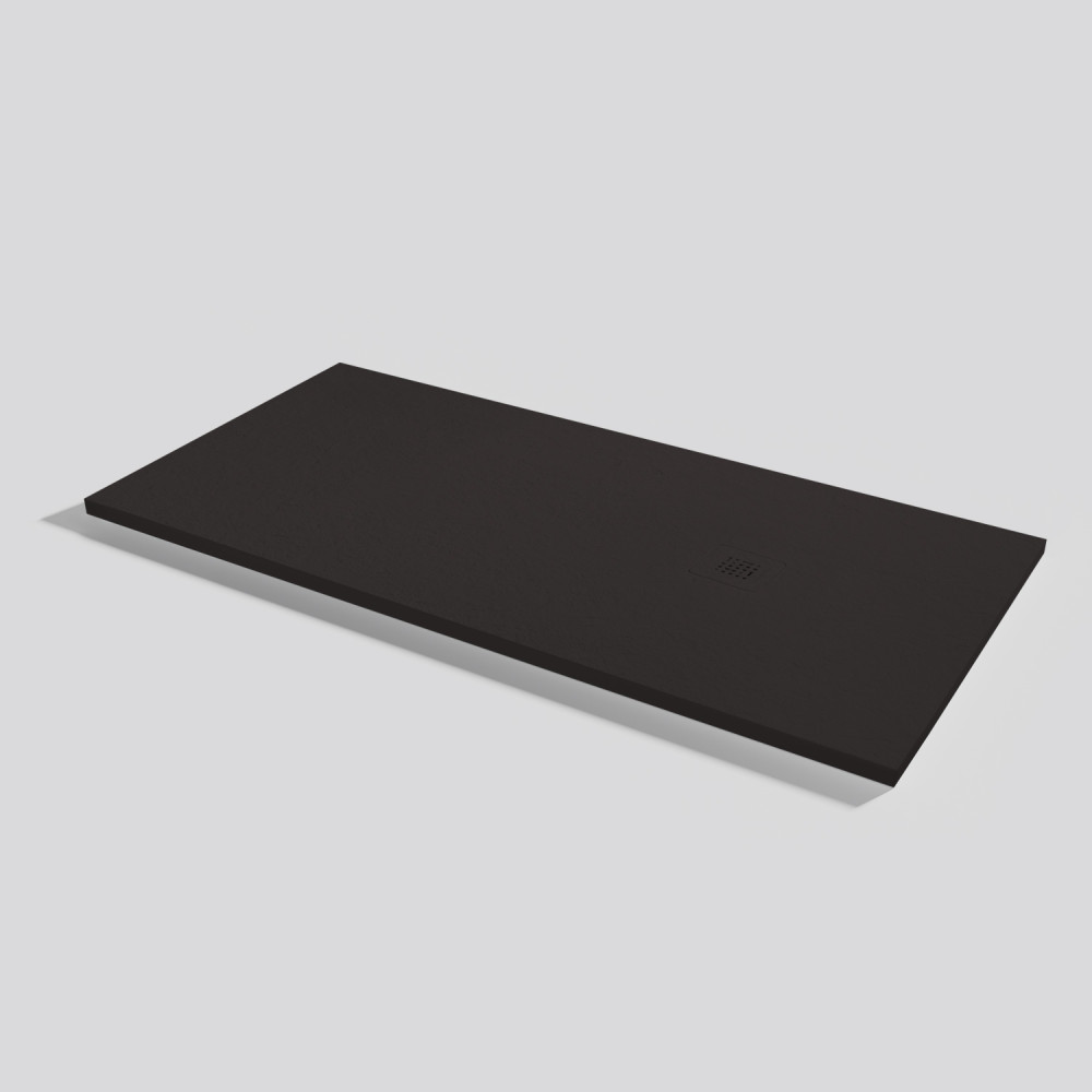 Plato de ducha Base Slate Moka Rectangular 160x75