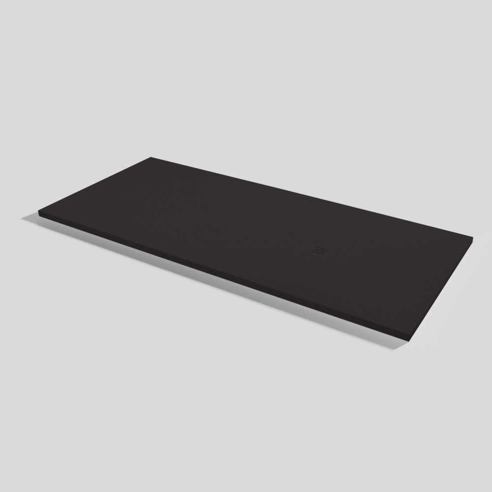 Plato de ducha Base Slate Moka Rectangular 180x80