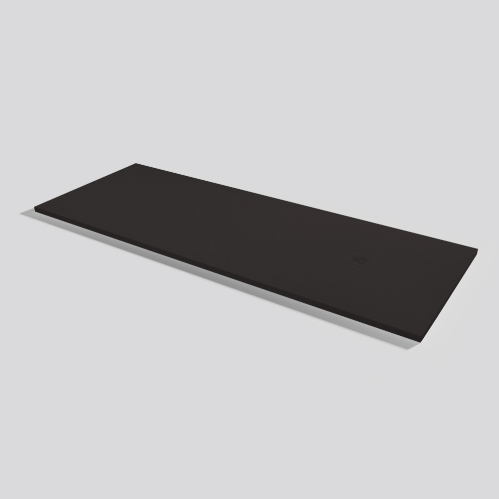 Plato de ducha Base Slate Moka Rectangular 200x75