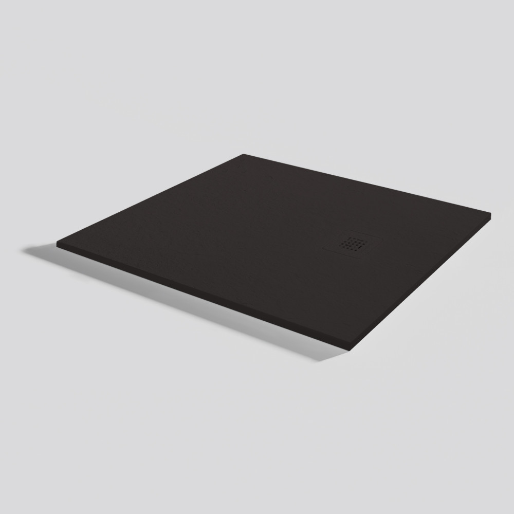 Plato de ducha Base Slate Moka Rectangular 90x80