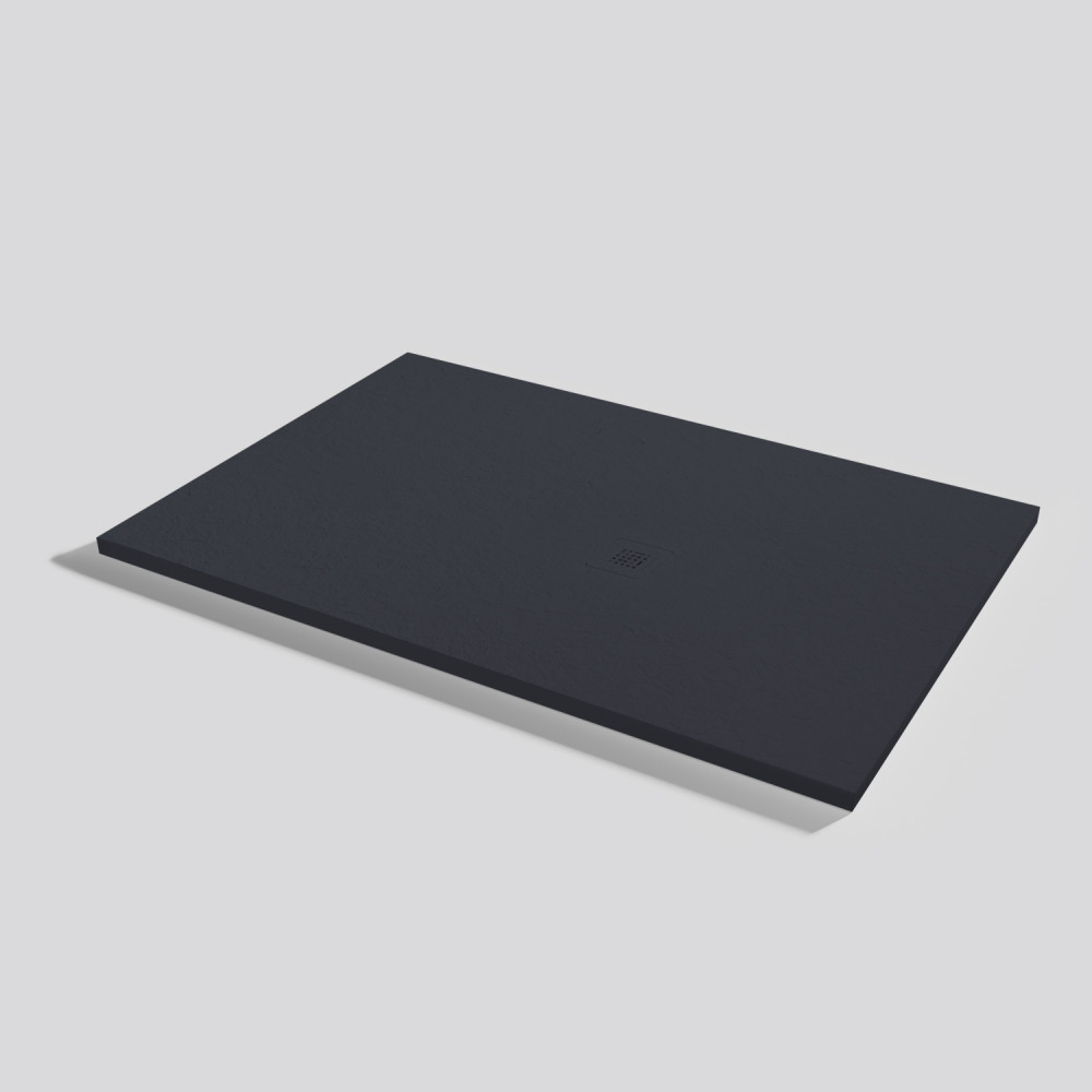 Plato de ducha Base Slate Negro Rectangular 140x90