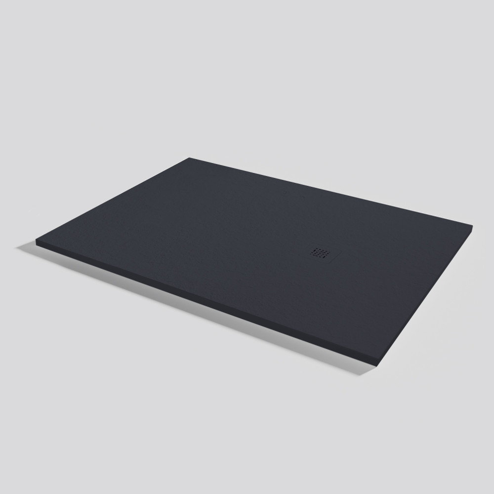 Plato de ducha Base Slate Negro Rectangular 150x100