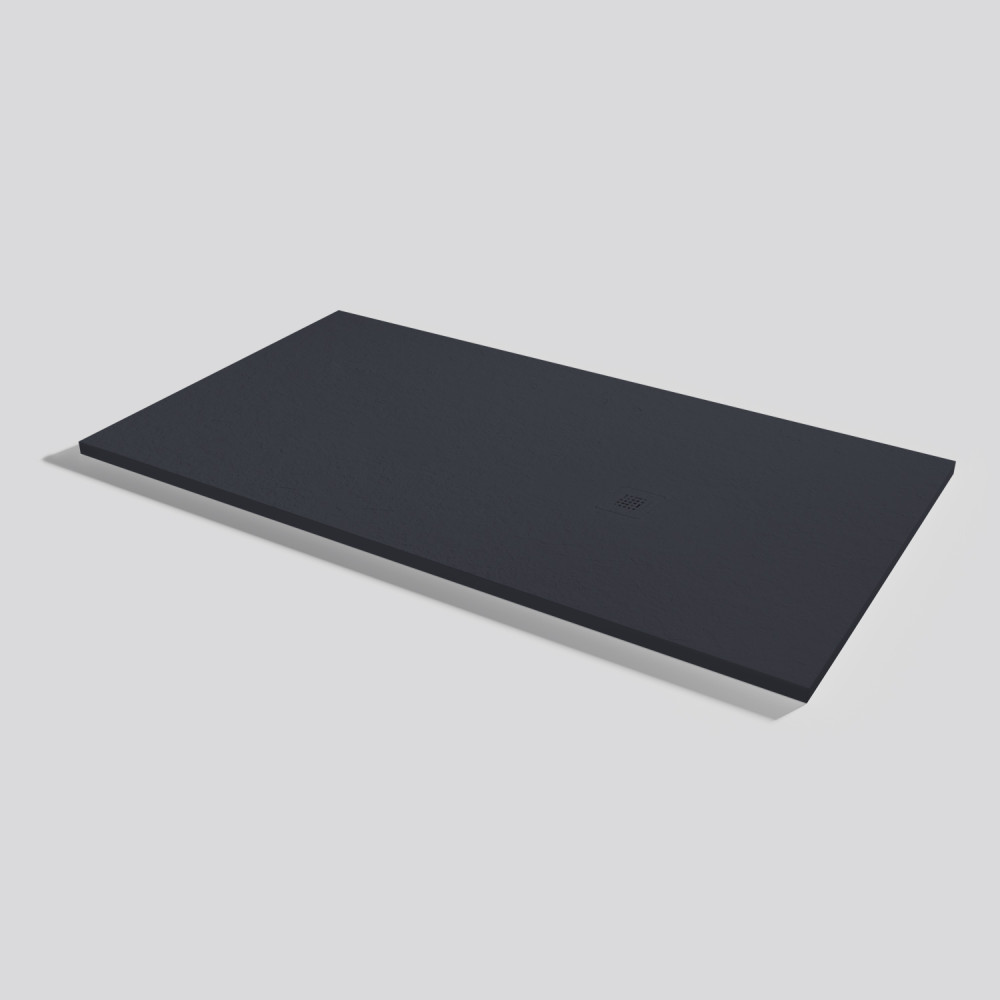 Plato de ducha Base Slate Negro Rectangular 170x90