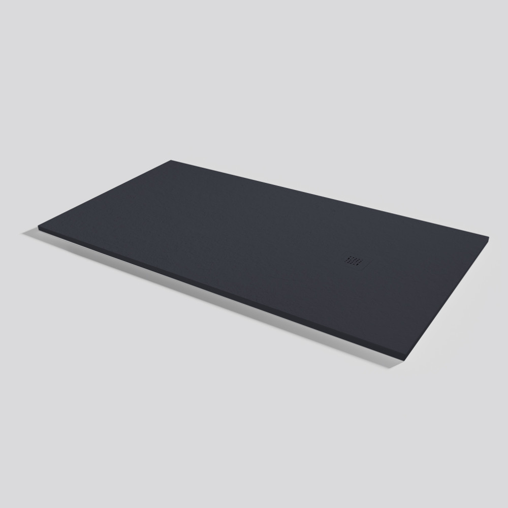 Plato de ducha Base Slate Negro Rectangular 180x100