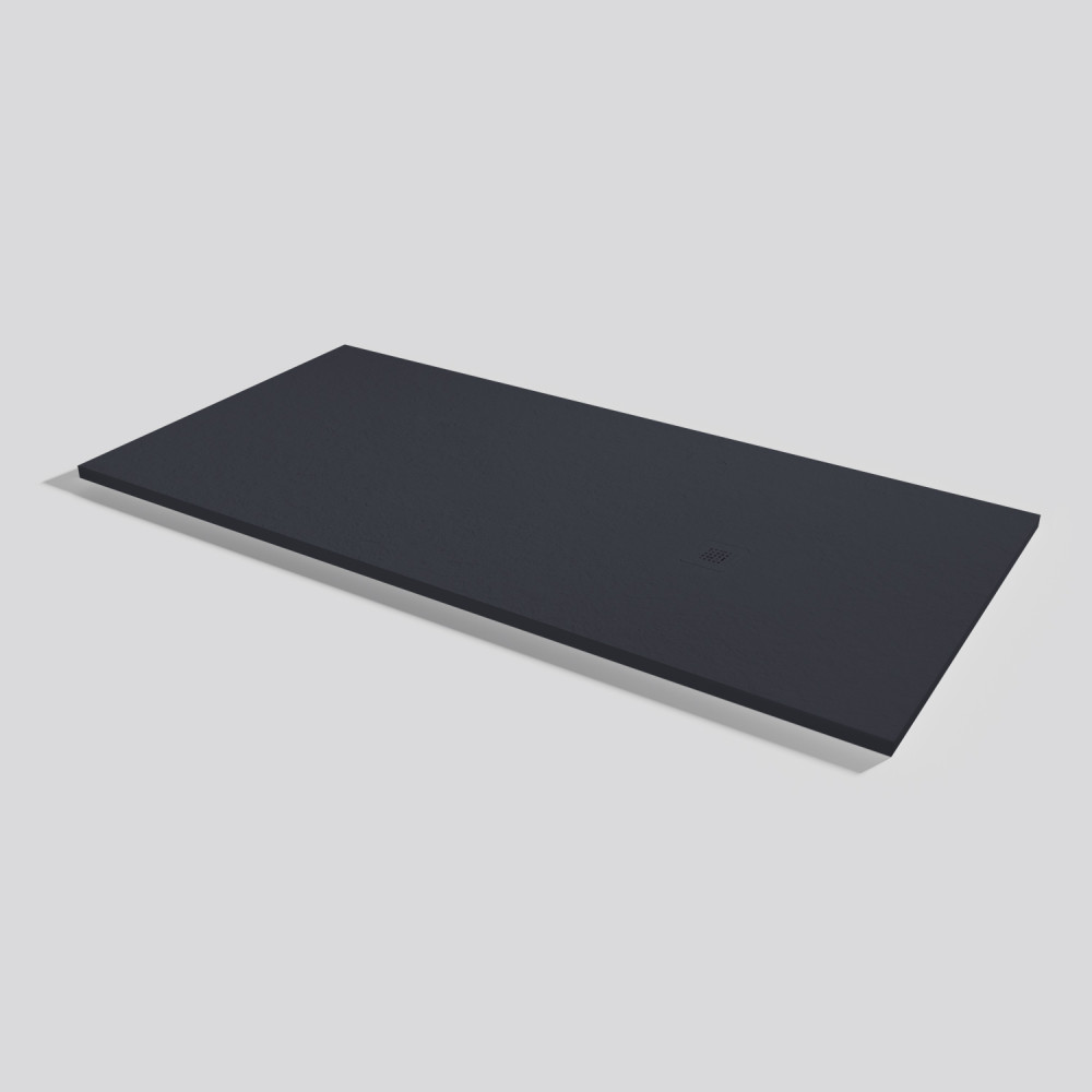 Plato de ducha Base Slate Negro Rectangular 190x90