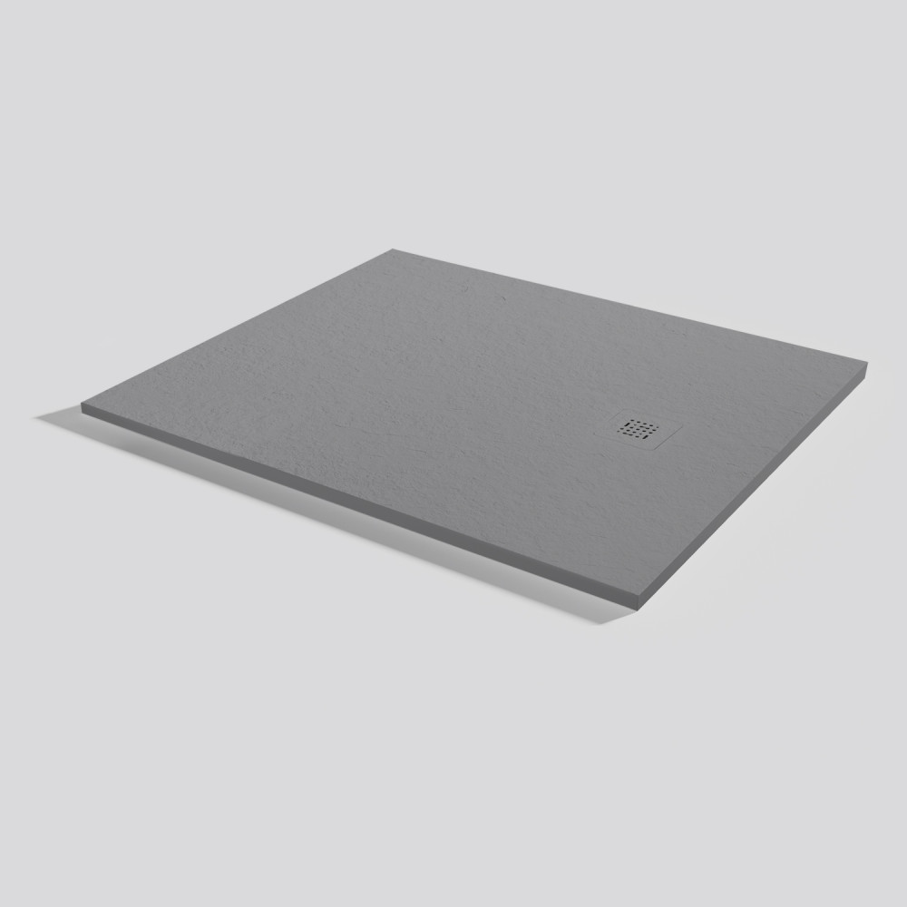 Plato de ducha Base Slate Platinum Rectangular 120x100