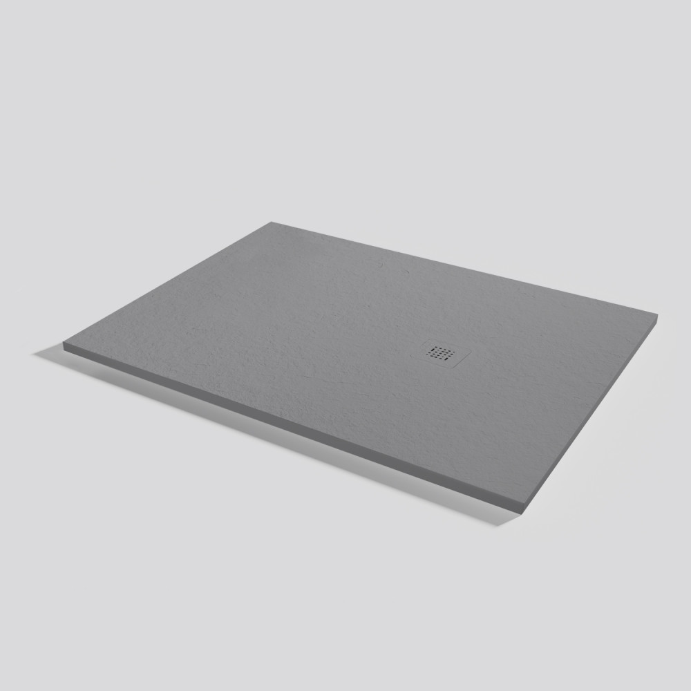 Plato de ducha Base Slate Platinum Rectangular 140x100