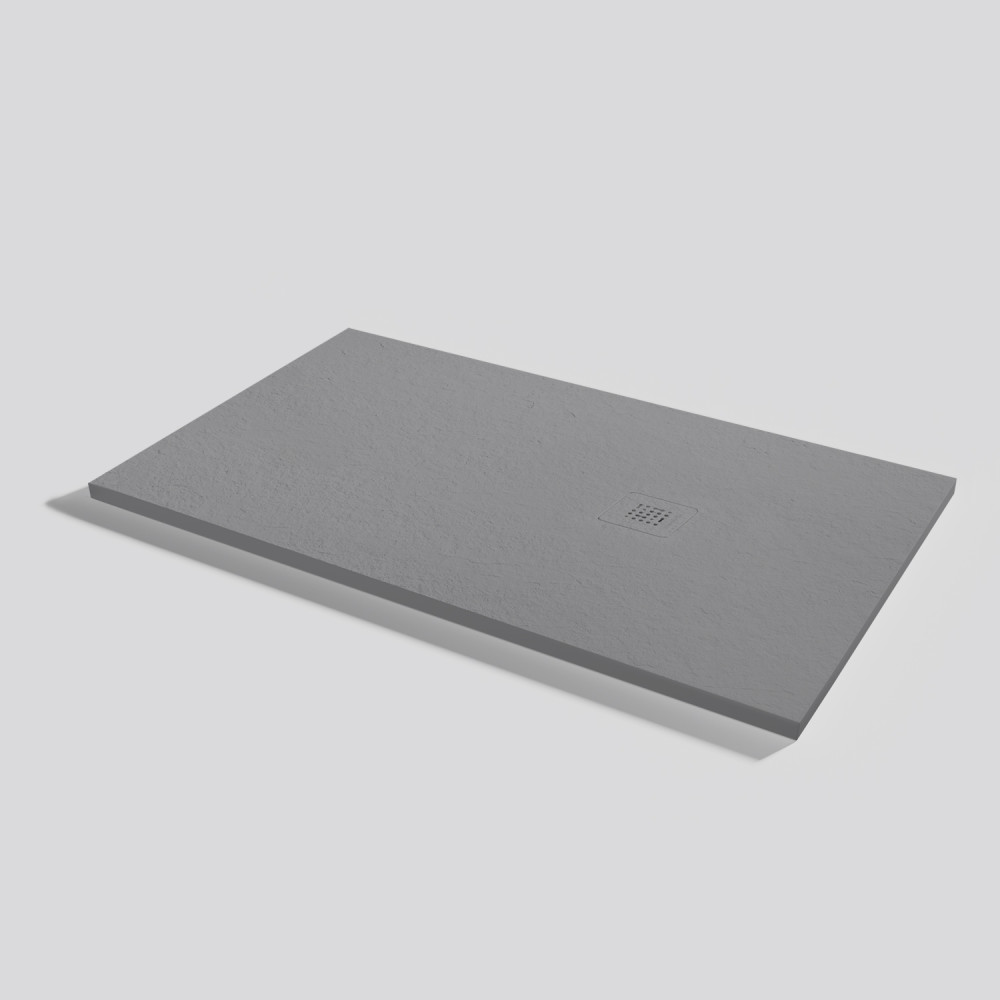 Plato de ducha Base Slate Platinum Rectangular 140x80