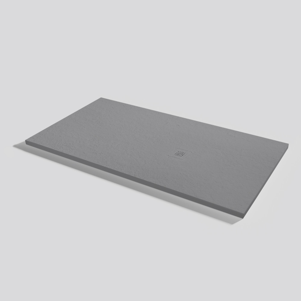 Plato de ducha Base Slate Platinum Rectangular 150x80