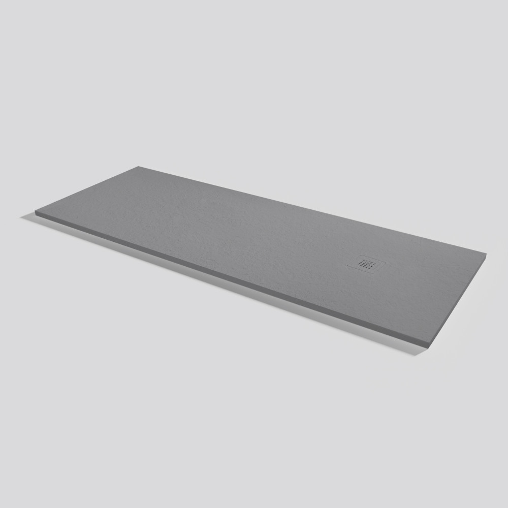 Plato de ducha Base Slate Platinum Rectangular 200x75