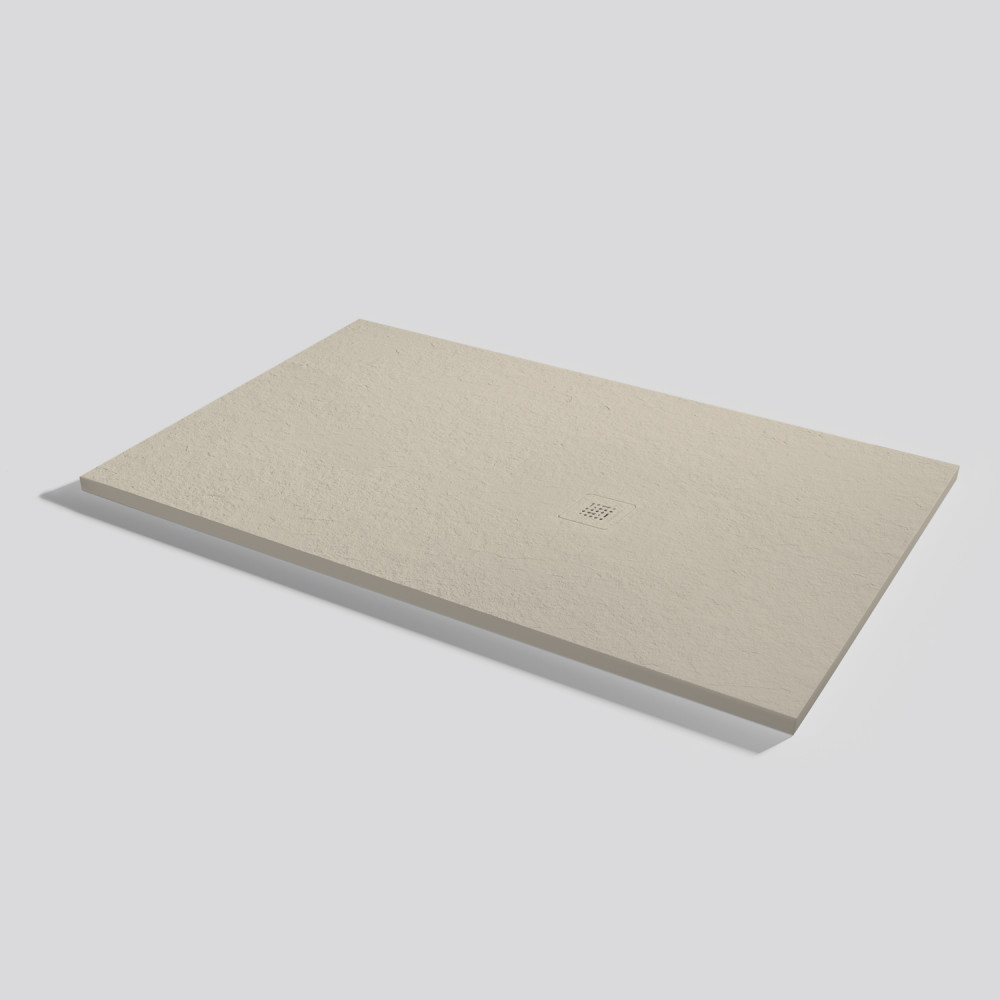 Plato de ducha Base Slate Sand Rectangular 150x90