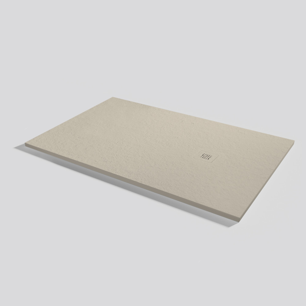 Plato de ducha Base Slate Sand Rectangular 160x100