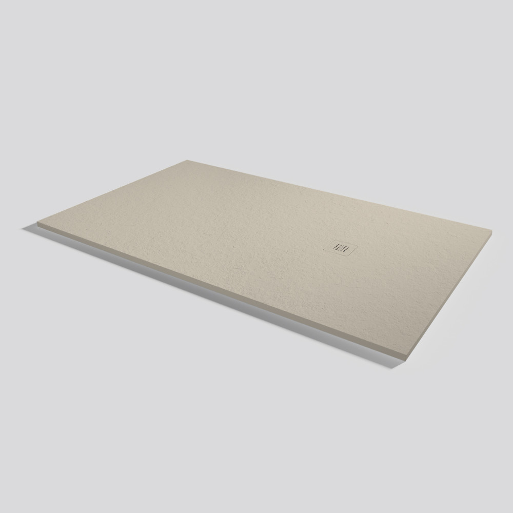 Plato de ducha Base Slate Sand Rectangular 200x120