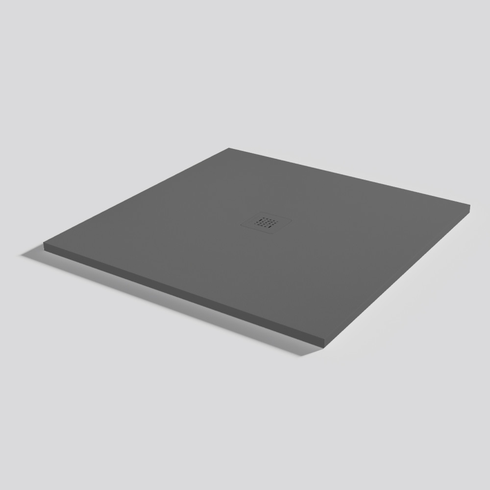 Receveur de douche Base Zero Acier Carré 100x100